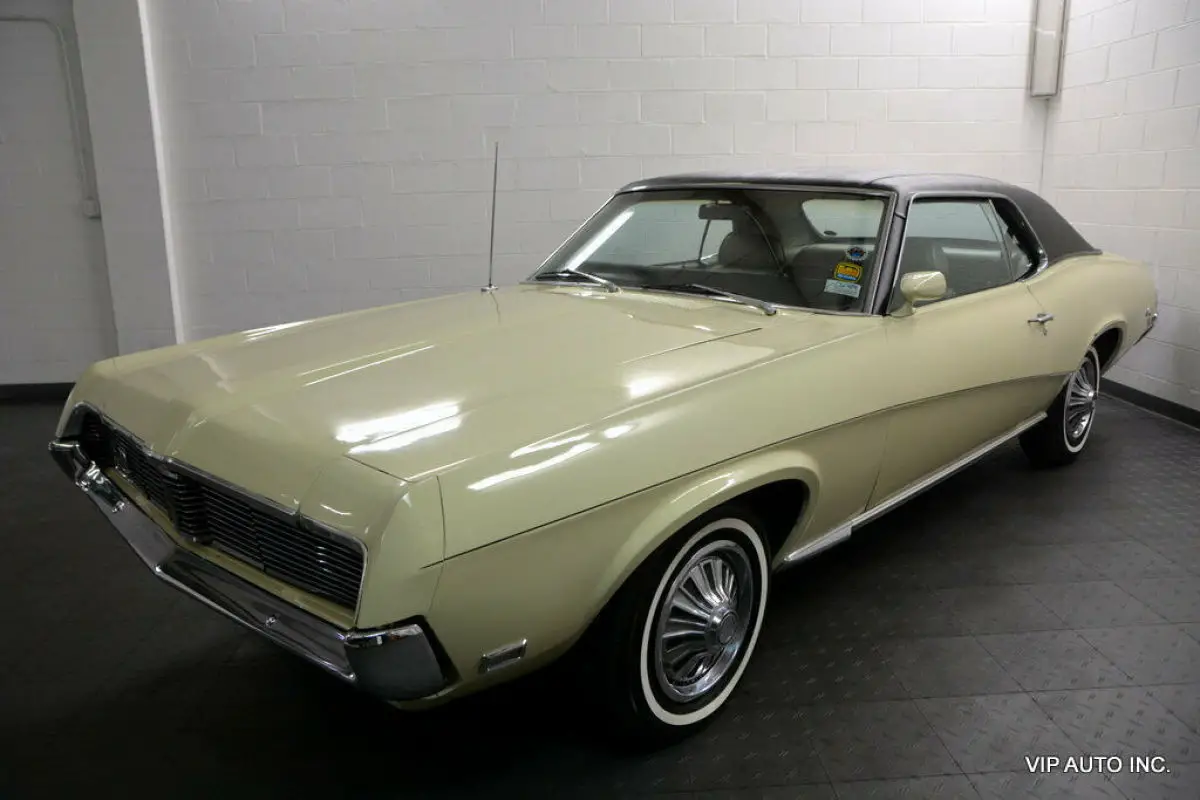 mercury cougar light ivy yellow with 0 miles, for sale!