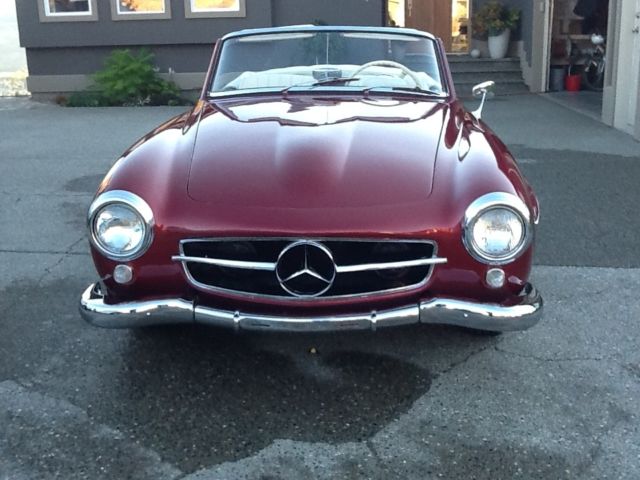 1960 mercedes benz 190 sl convertible with hard top