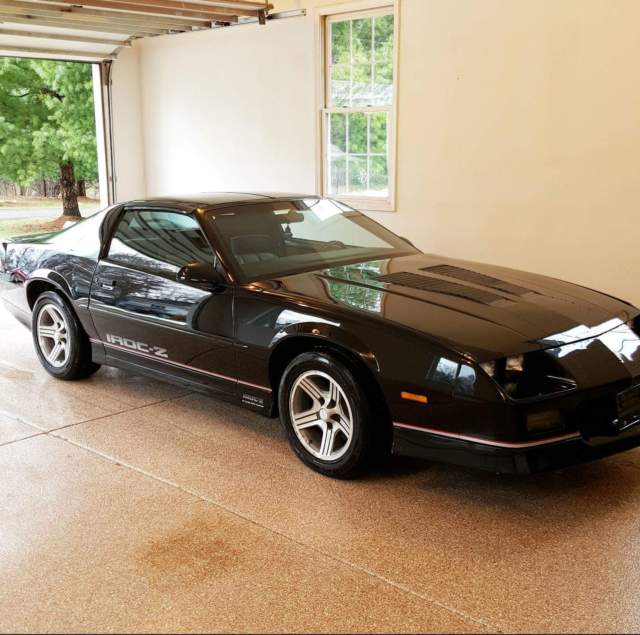 1988 camaro iroc 5.7l black