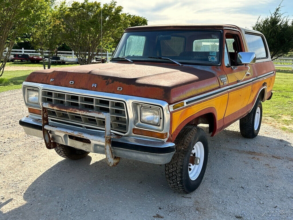 1979 ford bronco xlt ranger chromatic barn find, no reserve