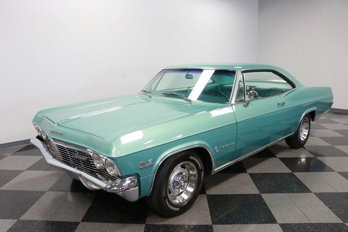 1965 chevrolet impala hardtop 396 v8 very high standard turquoise paintwork