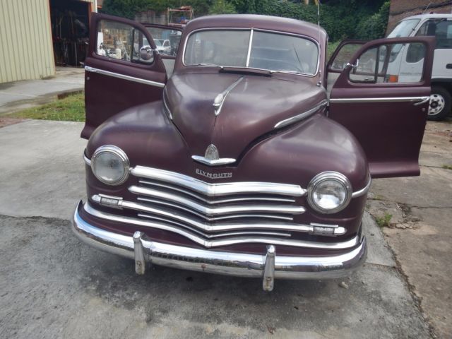 1946 plymouth sedan vintage rare rebuilt engine great condition