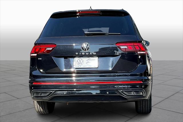 2022 volkswagen tiguan 2.0t se r-line black