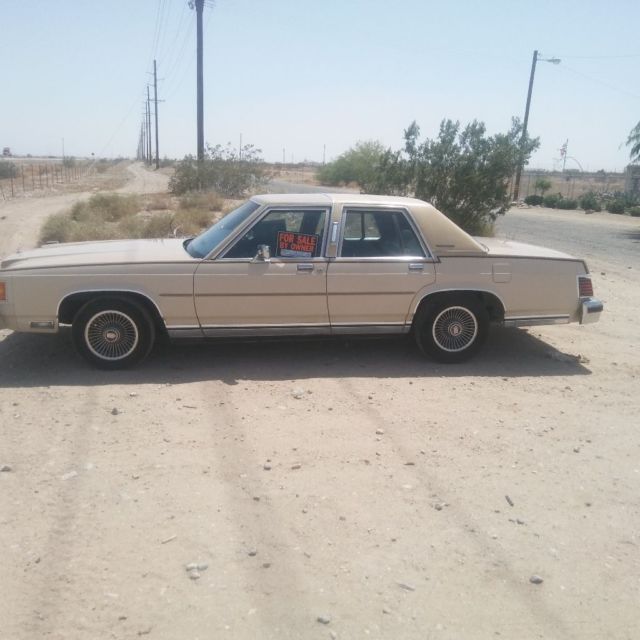 1986 mercury marquis ls very low miles