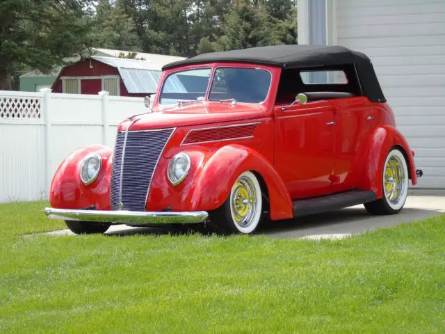 1937 ford four door sedan convertible steel