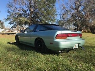 1990 nissan 240 sx se in rare silver green pearl