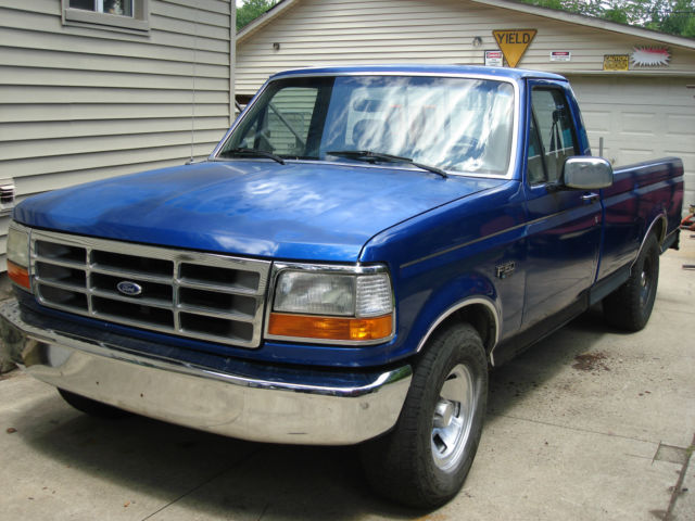 1992 ford f150 xl base model pick up truck very clean runs drives true duals nr