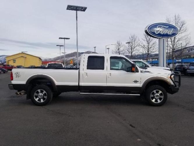 2015 ford f-350 super duty lariat 4x4 lariat 4dr crew cab 8 ft. lb srw pickup for sale in missoula, montana