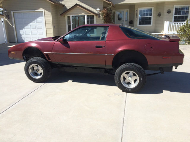 pontiac 1982 firebird trans am 4 wheel drive on blazer chassis 350 v8 automatic