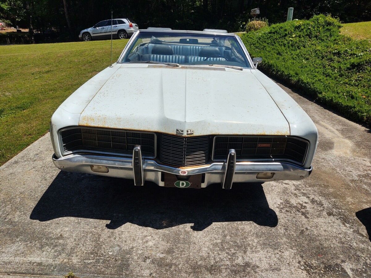 1970 ford galaxie 500 xl convertible white rwd automatic xl