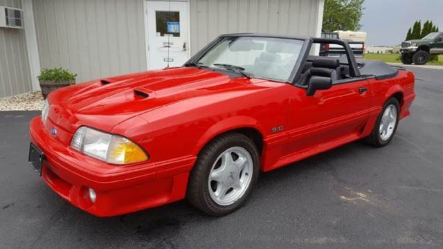 1993 ford mustang gt 2dr convertible automatic 4-speed rwd v8 5.0l gasoline