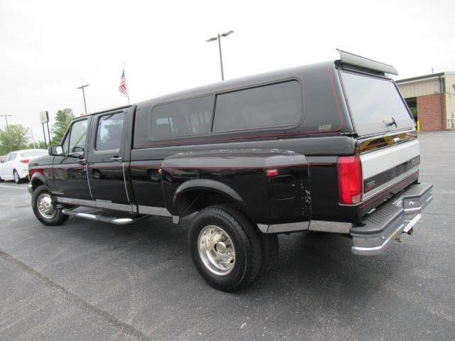 1993 ford f-350 xl crew cab 2wd 122712 miles black v-8 automatic