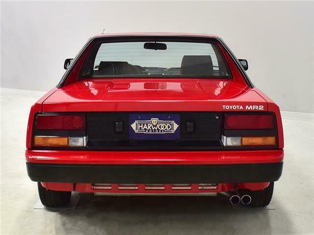 1985 toyota mr2 12172 miles red 4 cylinder engine 1.6l/97 5-speed manual