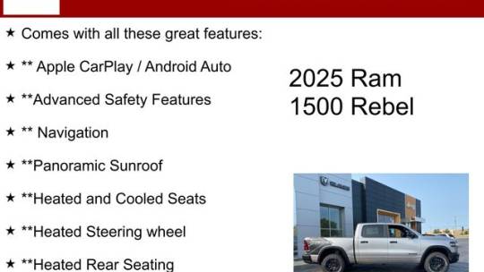 2025 RAM 1500