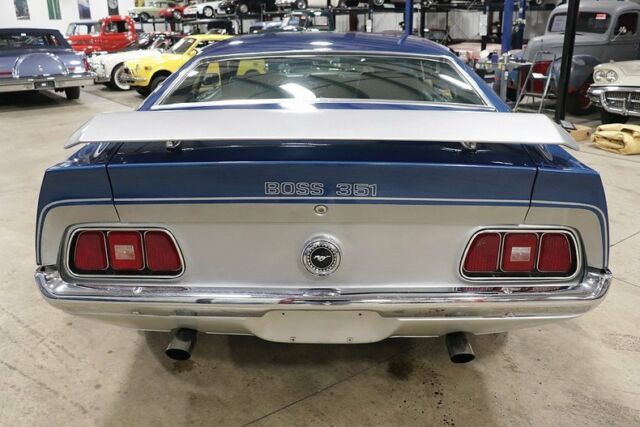 1971 ford mustang boss 351 40922 miles bright blue metallic coupe 351cid v8 4-sp