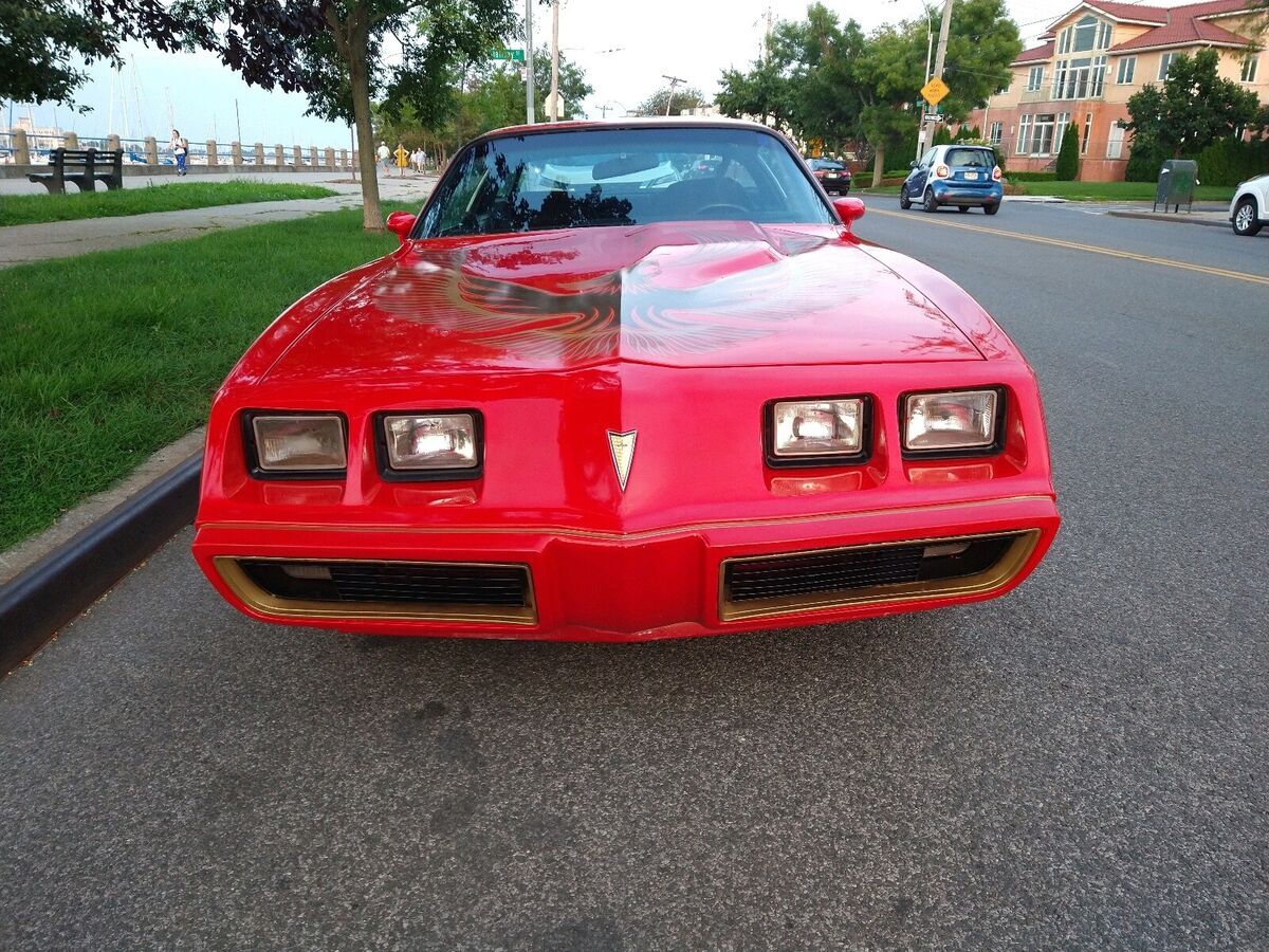 1980 pontiac trans am coupe red rwd automatic deluxe