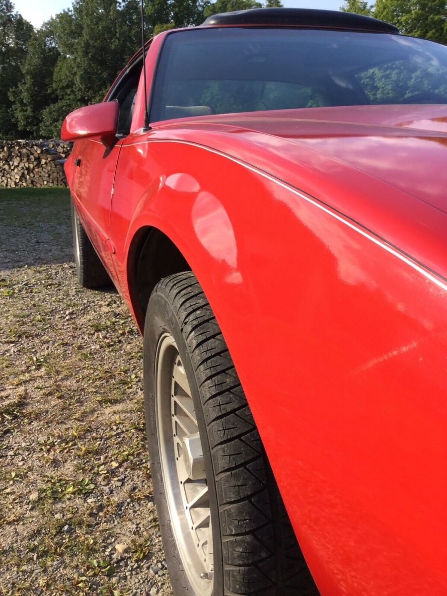 1987 pontiac firebird coupe red rwd automatic