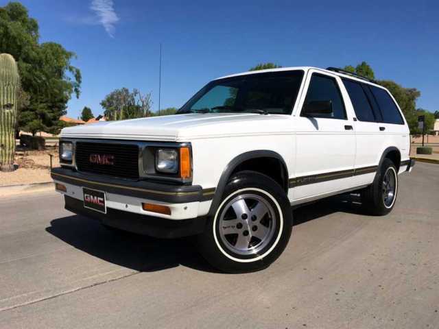1994 gmc s15 jimmy slt 4x4/like s10 blazer-only 79k miles-leather-rust free suv