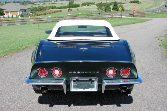 1969 chevrolet corvette, 2 tops, factory a/c, steering and brakes. nice!
