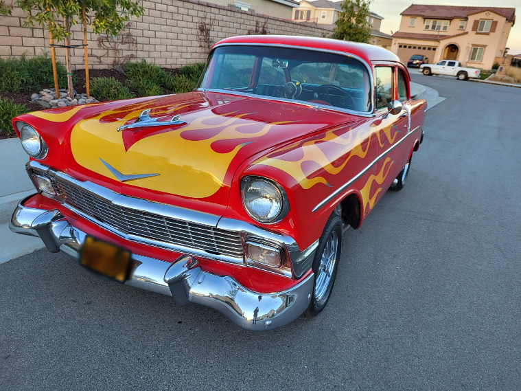 468-powered 1956 chevrolet 150 2-door sedan 4-speed