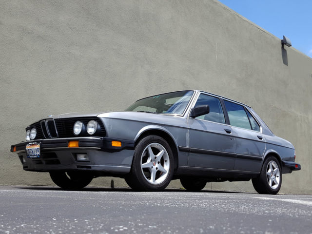 classic 19887 bmw e28 535is! rare 5 speed manual california car! low reserve!