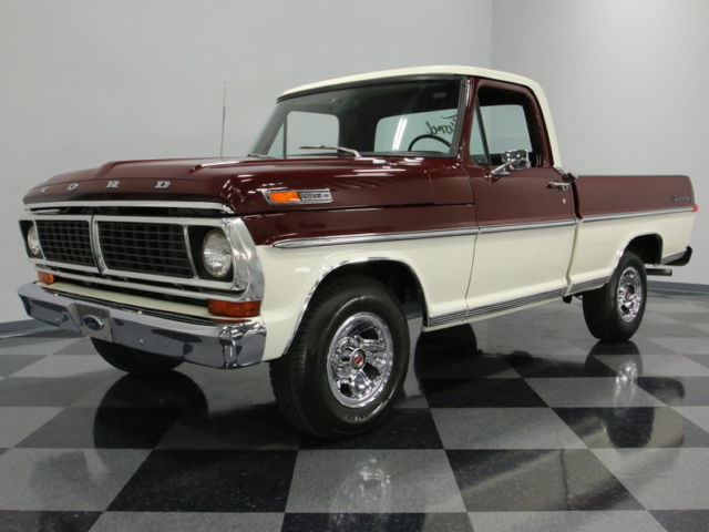 restored back to all original, original color combo, 302ci motor, clean ford!