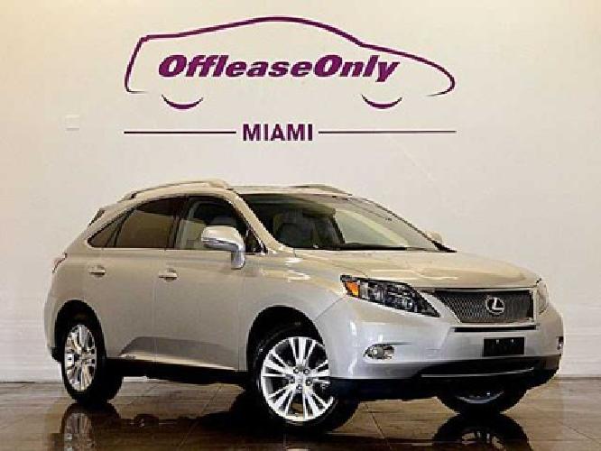 2010 lexus rx 450h hybrid awd in miami, fl