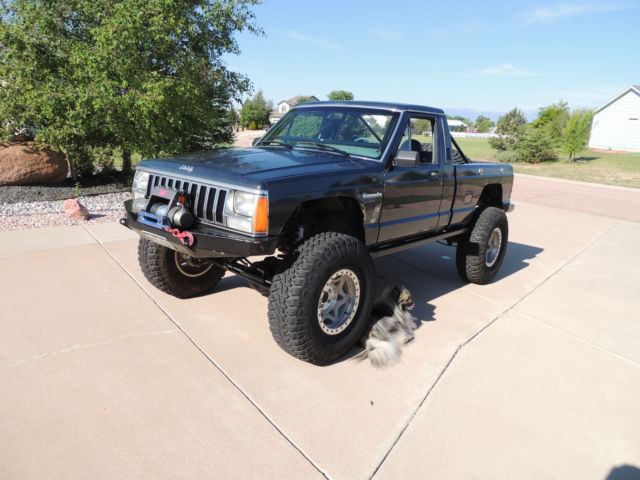 1987 jeep comanche with rusty 6" long arm suspension!!! tons of extras! l@@k
