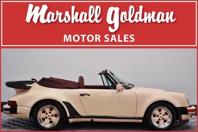 1989 porsche 911 turbo cabriolet in apricot beige only 21,700 miles