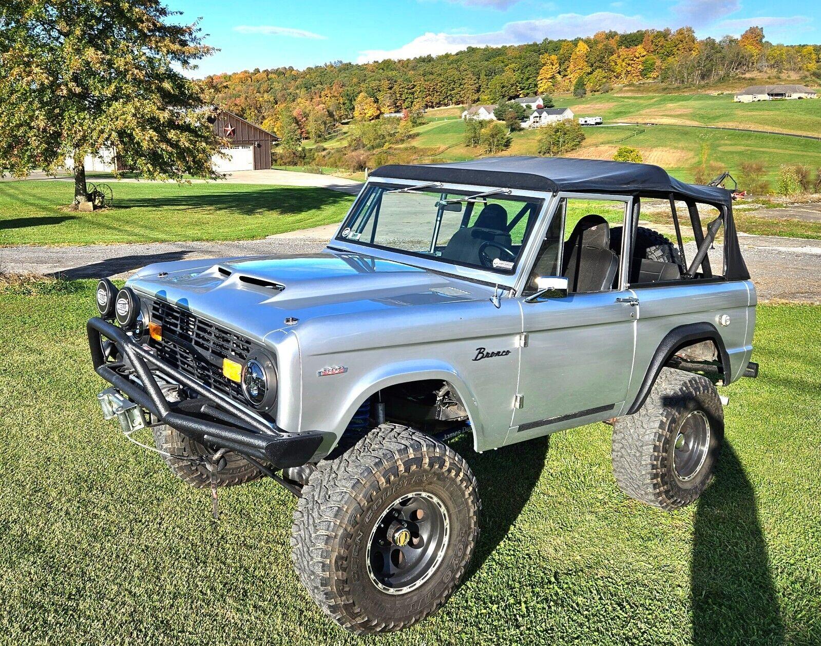 1971 ford bronco convertible hard top 301 horsepowerc4 auto