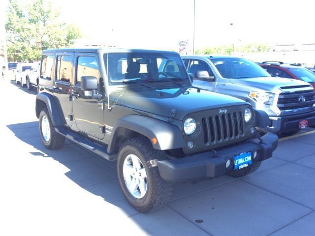 2015 jeep wrangler unlimited sport 4x4 sport 4dr suv for sale in billings, montana