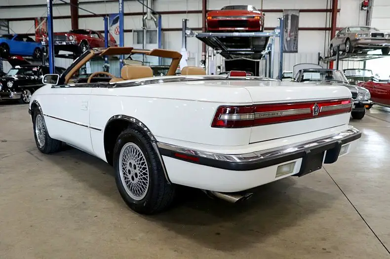 1990 chrysler tc by maserati 64144 miles arctic white convertible 3.0l v6 autom