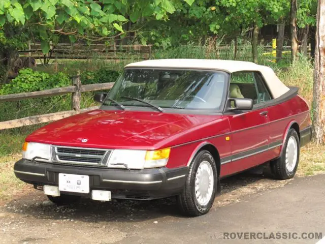 1993 saab 900s convertible ... 63,244 original miles