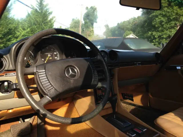 1973 mercedes 450sl convertible removable hardtop blue roadster