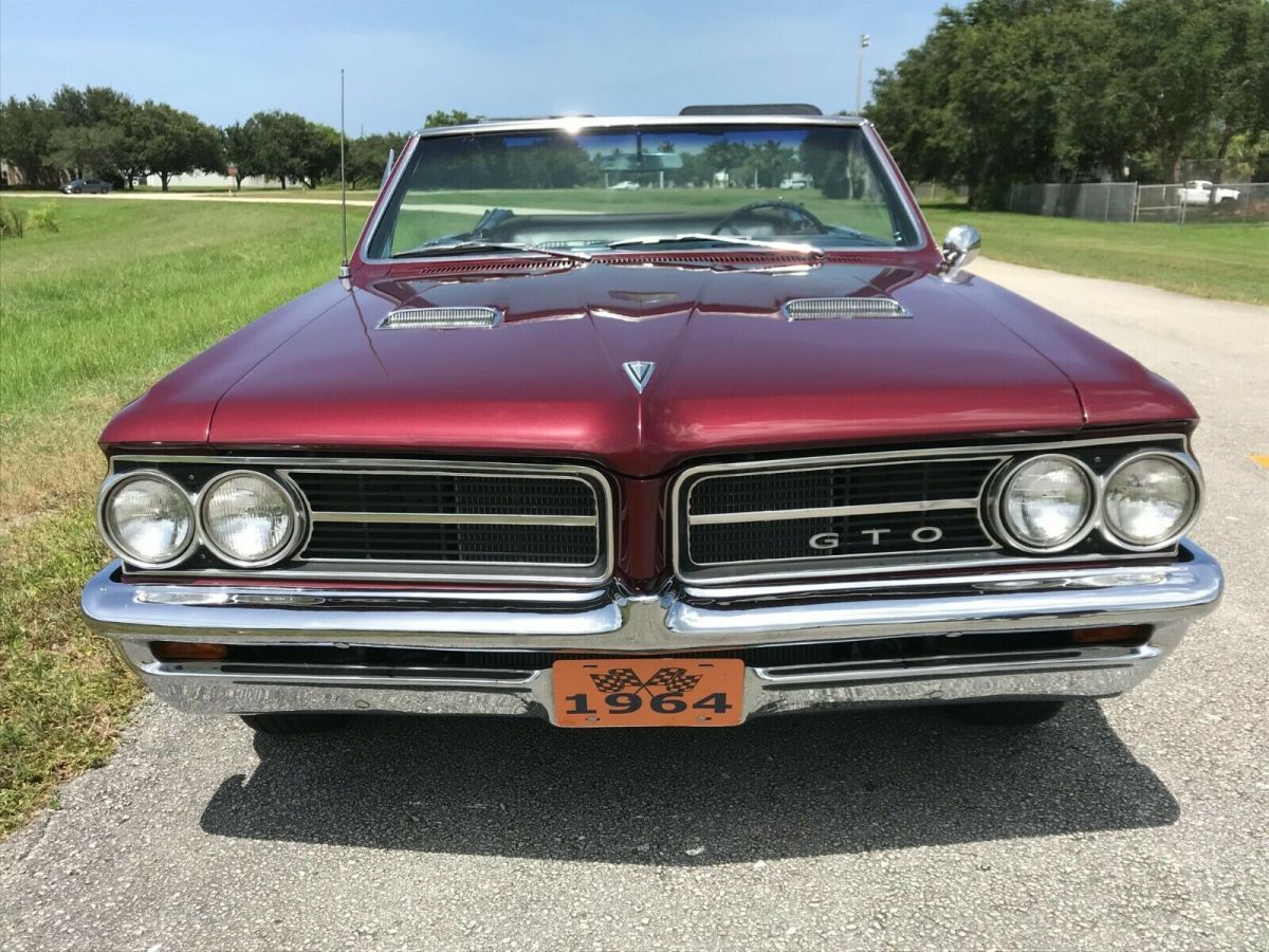 1964 gto convertible tri -power 4 speed phs documented