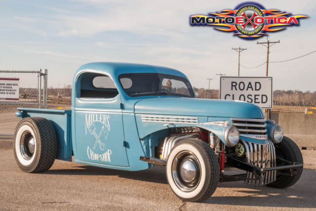 1939 chevrolet custom pickup ratrod,miller's chop shop of reno built,all steel
