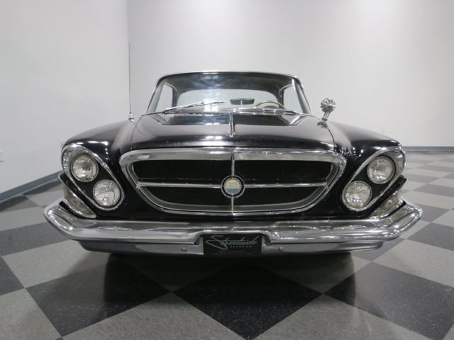 1962 chrysler 300 52863 miles formal black hardtop 383 v8 3 speed automatic