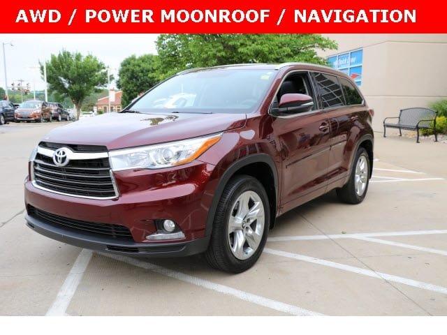 used 2016 toyota highlander limited overland park, ks 66212 for sale in overland park, kansas