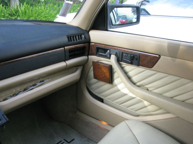 mercedes 560sel sedan mint to xlint condition 1991 zero rust low miles xlint