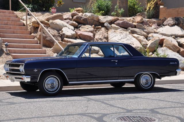 1965 chevrolet malibu ss 327/350hp l79 - numbers matching & rotisserie restored!