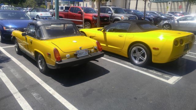 1979 mg midget w 4960 original miles inca yellow