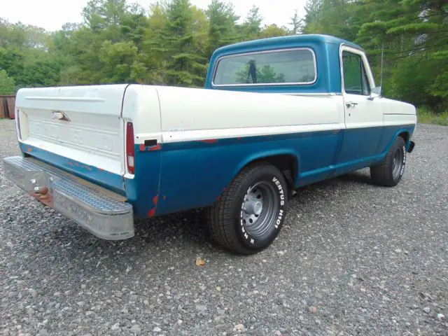 1971 ford f-100 short bed ranger "north carolina" truck