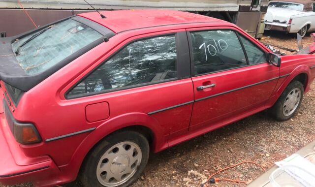1987 volkswagen scirocco 16 valve coupe red fwd manual