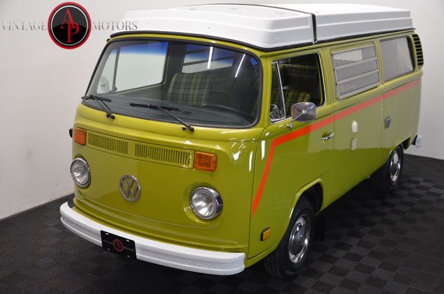 1976 volkswagen bay window bus westfalia campmobile rare!