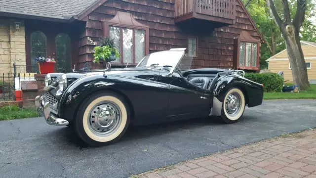 1959 triumph tr3a beautiful completly original one owner since new 35,863 miles