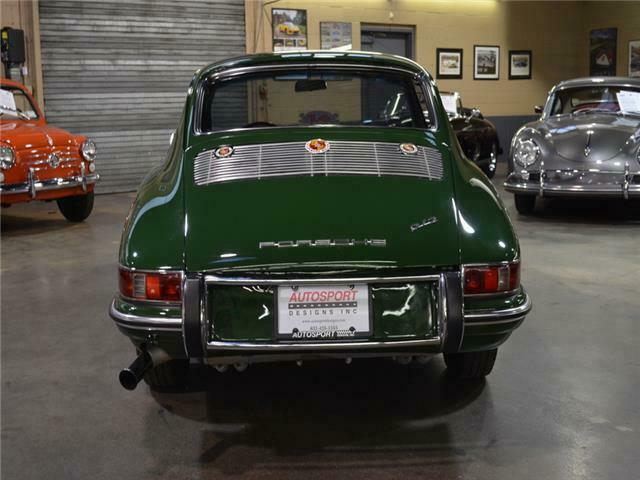 1966 porsche 912 coupe 76kmi,irish green/blk rotisserie restoration,exceptional!