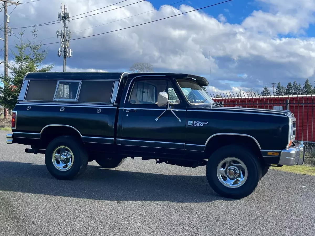 1987 dodge power ram regular cab short bed 4x4 99k worldwide no reserve auction