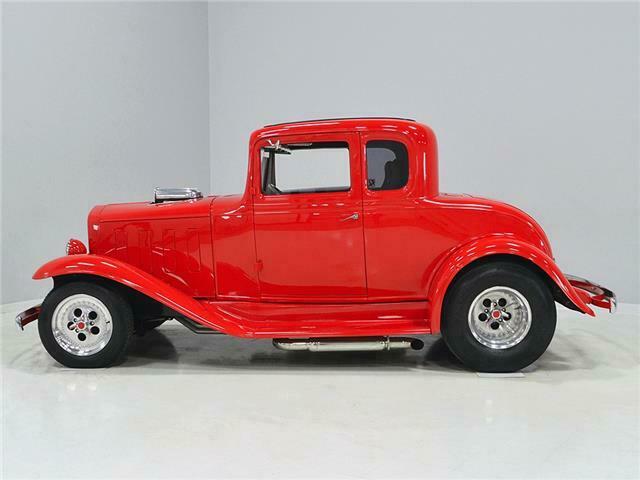 1932 chevrolet 5-window coupe 9323 miles guards red 350 cubic inch supercharge