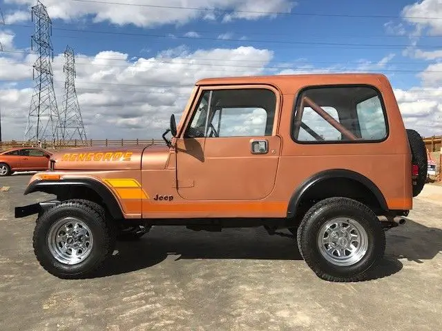 1983 cj-7 renegade 110k chestnut brown metallic good looking jeep