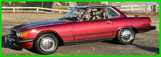 1989 mercedes-benz 5.6l v8 16v automatic rwd convertible 69000 miles